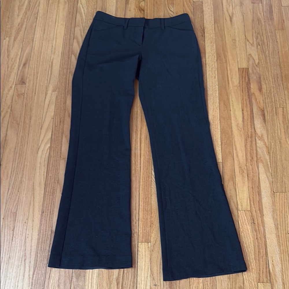 Express Gray Flared Trousers Classic Tailored Design